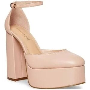 Madden Girl Light Pink Platform Shoes